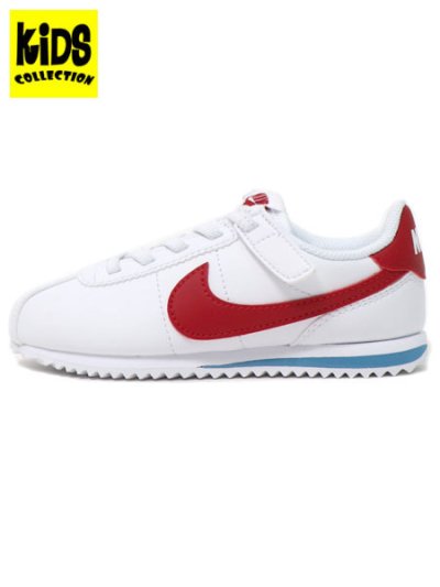 画像1: 【KIDS】NIKE KIDS CORTEZ EASYON PSV WHITE/VERSITY RD