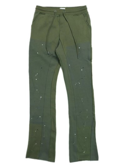 画像1: 【送料無料】EPTM. FRENCH TERRY CARPENTER PANT-OLIVE