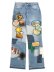 画像1: 【送料無料】EPTM. PATCHWORK JEANS-BLUE (1)