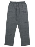 POLO RALPH LAUREN FLANNEL PJ PANT CHARCOAL CRESCENT CREAM