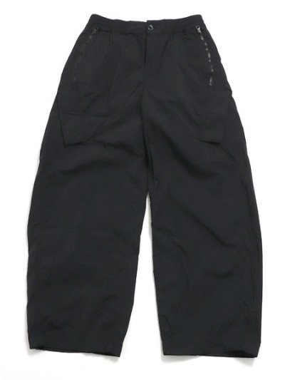 画像1: 【送料無料】Ten-c NYLON CARGO TROUSERS BLACK