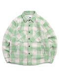 【送料無料】EPTM. TWEED FLANNEL SHIRT-EMERALD