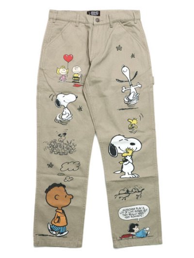 画像1: 【送料無料】MARKET PEANUTS SENIOR PANTS KHAKI