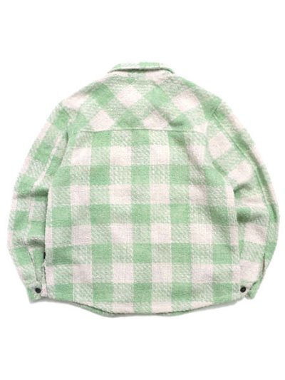 画像2: 【送料無料】EPTM. TWEED FLANNEL SHIRT-EMERALD