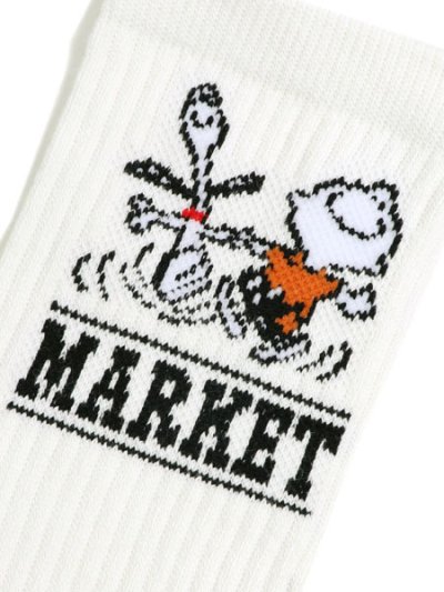 画像3: MARKET PEANUTS SNOOPY CHARLIE DANCE SOCKS ECRU