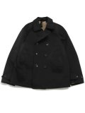 【送料無料】Ten-c PEA COAT OJJ GARMENT DYED BLACK