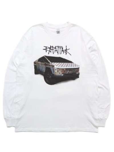 画像1: Rap Attack CYBER L/S TEE WHITE