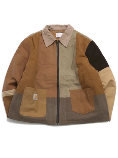 画像1: 【SALE】【送料無料】MR.REMAKE MAN REMAKE JACKET BROWN ASSORT