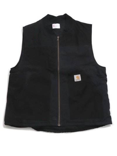 画像1: 【SALE】【送料無料】MR.REMAKE MAN REMAKE DUCK VEST BLACK ASSORT