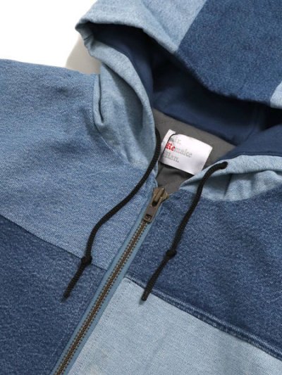 画像3: 【SALE】【送料無料】MR.REMAKE MAN REMAKE DENIM PW PARKA DENIM ASSORT