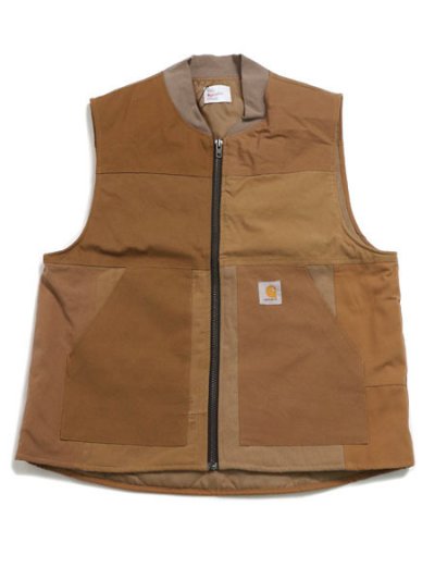 画像1: 【SALE】【送料無料】MR.REMAKE MAN REMAKE VEST BROWN ASSORT