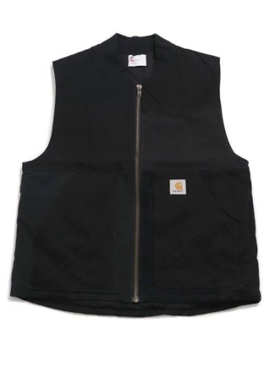 画像1: 【SALE】【送料無料】MR.REMAKE MAN REMAKE DUCK VEST BLACK ASSORT