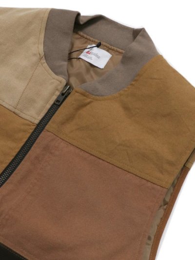 画像3: 【SALE】【送料無料】MR.REMAKE MAN REMAKE VEST BROWN ASSORT