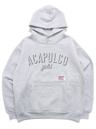 画像1: 【送料無料】ACAPULCO GOLD SIGNATURE SNAP HOODED SWEATSHIRT