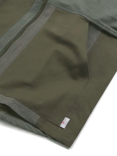 画像4: 【SALE】【送料無料】MR.REMAKE MAN REMAKE MILITARY ZIP VEST KHAKI ASSORT