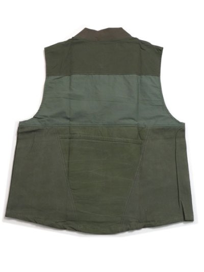 画像2: 【SALE】【送料無料】MR.REMAKE MAN REMAKE MILITARY ZIP VEST KHAKI ASSORT