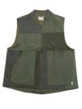 【SALE】【送料無料】MR.REMAKE MAN REMAKE MILITARY ZIP VEST KHAKI ASSORT