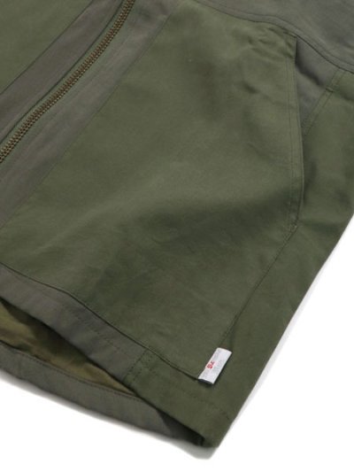 画像4: 【SALE】【送料無料】MR.REMAKE MAN REMAKE MILITARY ZIP VEST KHAKI ASSORT