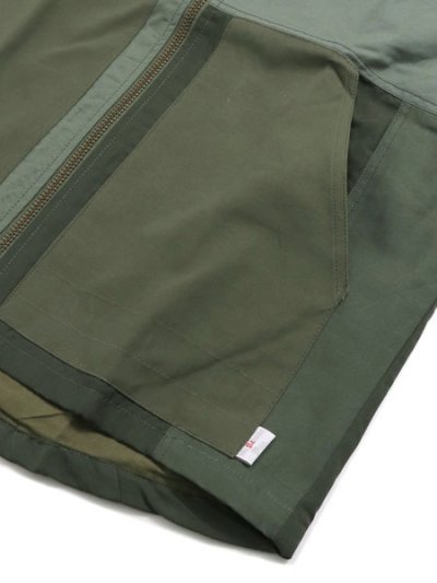 画像4: 【SALE】【送料無料】MR.REMAKE MAN REMAKE MILITARY ZIP VEST KHAKI ASSORT