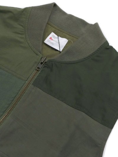 画像3: 【SALE】【送料無料】MR.REMAKE MAN REMAKE MILITARY ZIP VEST KHAKI ASSORT