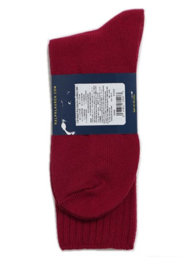 画像2: POLO RALPH LAUREN COTTON RIB CREW SOCKS