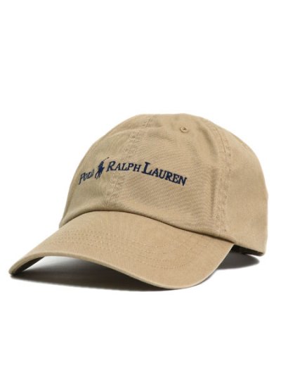 画像1: 【送料無料】POLO RALPH LAUREN COTTON TWILL BALL LOGO CAP