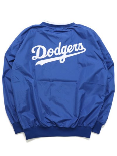 画像2: 【送料無料】FANATICS NYLON V-NECK PULLOVER JACKET DODGERS