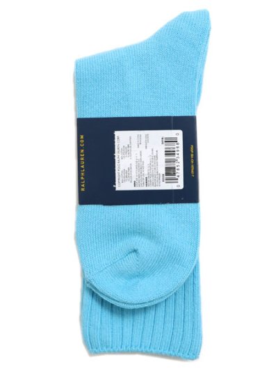 画像2: POLO RALPH LAUREN COTTON RIB CREW SOCKS