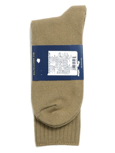 画像2: POLO RALPH LAUREN COTTON RIB CREW SOCKS