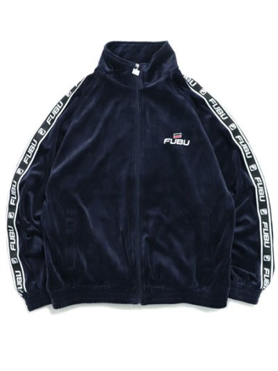 画像1: 【送料無料】FUBU VELOR TRACK JACKET