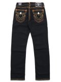 【送料無料】TRUE RELIGION RICKY SUPER T FLAP 2SB BLACK RINSE