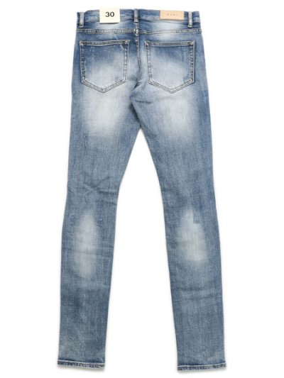 画像2: 【送料無料】mnml X1 STRETCH DENIM VINTAGE BLUE