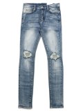 【送料無料】mnml X1 STRETCH DENIM VINTAGE BLUE