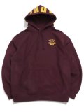 【送料無料】ACAPULCO GOLD HOOD LOGO HOODED SWEATSHIRT BURGUNDY