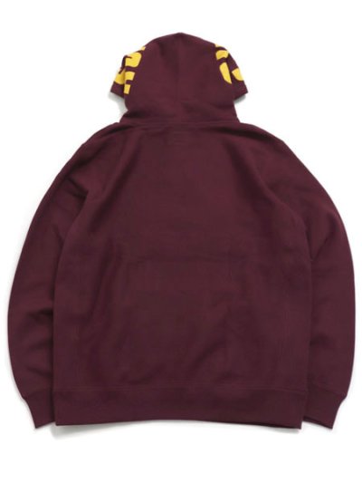 画像2: 【送料無料】ACAPULCO GOLD HOOD LOGO HOODED SWEATSHIRT BURGUNDY