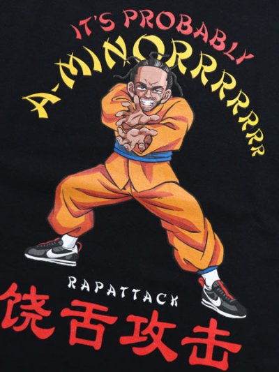 画像3: Rap Attack A-MINORRRRR L/S TEE BLACK