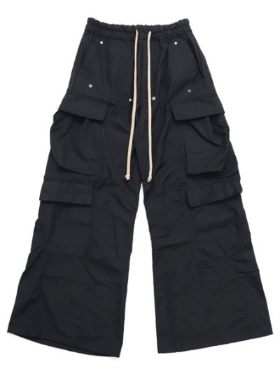 画像1: 【送料無料】mnml RAVE DOUBLE CARGO PANT BLACK