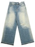 【送料無料】mnml BAGGY RAVE DENIM BLUE