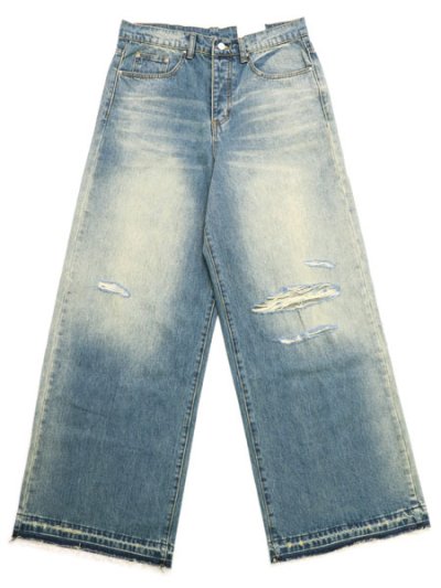 画像1: 【送料無料】mnml BAGGY RAVE DENIM BLUE