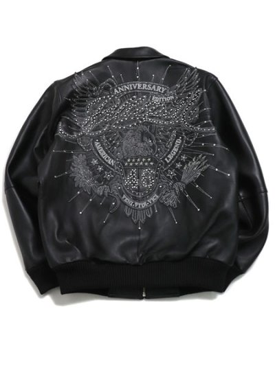 画像1: 【送料無料】PELLE PELLE 46TH ANNIVERSARY JACKET BLACK/SILVER