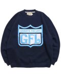 【送料無料】WEST WEAR GFL EMBROIDERY LOGO CREWNECK NVY/SKY BLU