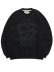 画像1: 【送料無料】WEST WEAR ES EMBROIDERY LOGO CREWNECK BLK/BLK (1)