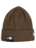 NEW ERA BASIC CUFF KNIT-WALNUT/WHITE