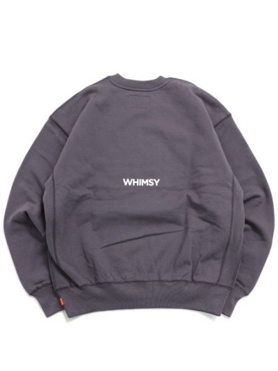 画像2: 【送料無料】WHIMSY SOCKS SHY INTERNET USER CREWNECK PURPLE