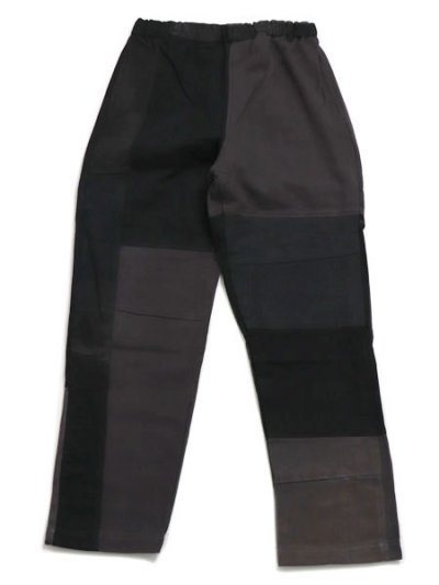 画像2: 【SALE】MR.REMAKE MAN REMAKE DUCK CHEF PANTS BLACK ASSORT