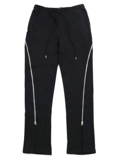 画像1: 【送料無料】EPTM. ZIP FLARED SWEATPANTS-BLACK