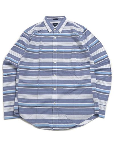 画像1: 【MEGA SALE】J.CREW SLIM MULTISTRIPE WASHED SHIRT