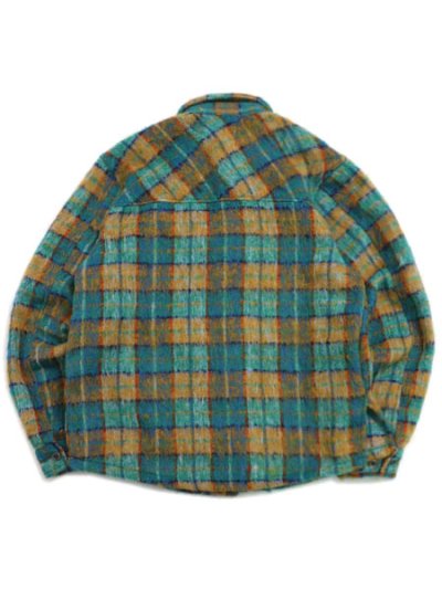 画像2: 【送料無料】EPTM. SIDE SLIT FLANNEL SHIRT-TEAL