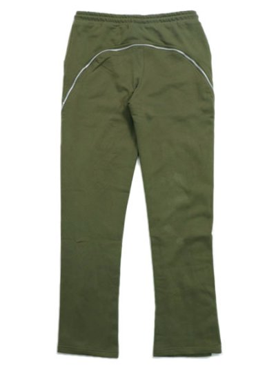 画像2: 【送料無料】EPTM. ZIP FLARED SWEATPANTS-OLIVE