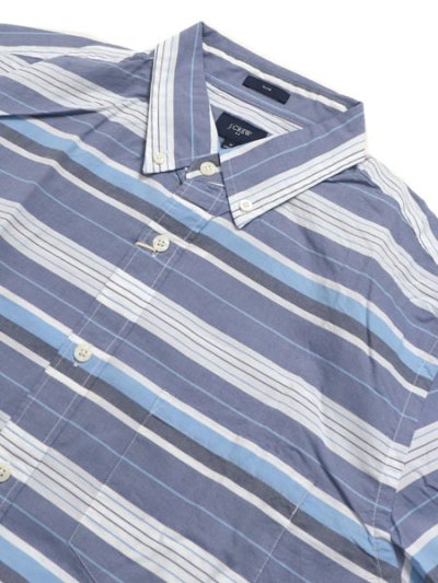 画像3: 【MEGA SALE】J.CREW SLIM MULTISTRIPE WASHED SHIRT